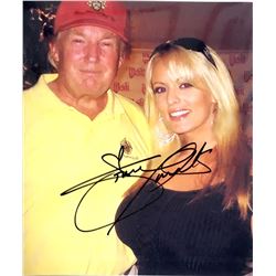 Signed Stormy Daniels and Donald Trump - Photo