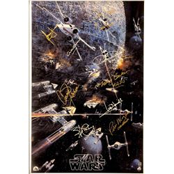 Signed Star Wars - Vintage Style Poster
