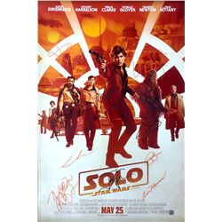 Singed Solo: A Star Wars Story Movie Poster