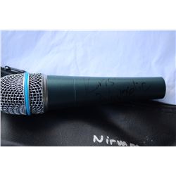 Signed Kris Novoselic (Nirvana) Microphone