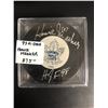 Image 1 : HOWIE MEEKER SIGNED TORONTO MAPLE LEAFS HOCKEY PUCK (PSA/DNA)