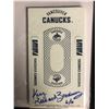 Image 1 : LIMITED EDITION "KING" RICHARD BRODEUR SIGNED VANCOUVER CANUCKS HOCKEY MEMORABILIA