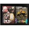 Image 1 : Christian Fischer 2017-18 SPX Rookie Patch/Jakob Forsbacka-Karlsson 2017-18 UD Black Lustrous Rookie