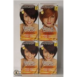 4 BOXES OF ASSORTED COLOR GARNIER COLOR EASE