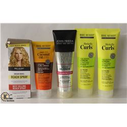 BAG OF ASSORTED MARC ANTHONY HAIR PRODUCTS INCL.