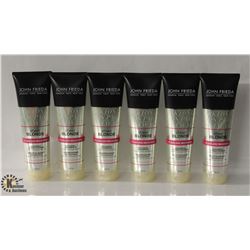 6 BOTTLES OF JOHN FRIEDA HAIR PRODUCTS INCL.