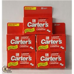 5 BOXES OF CARTER'S LITTLE PILLS LAXATIVE