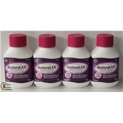 4 BOTTLES OF RESTORALAX