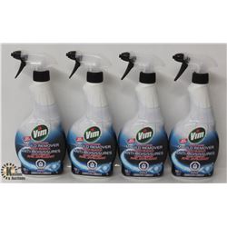 4 BOTTLES OF VIM ULTRA POWER MOULD REMOVER