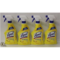 4 BOTTLES OF LYSOL LEMON ALL PURPOSE CLEANER