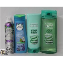 BAG OF ASSORTED HAIR PRODUCTS INCL. GARNIER