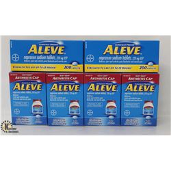 6 BOXES OF ALEVE