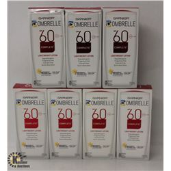 7 BOTTLES OF GARNIER OMBRELLE SPF 60 COMPLETE
