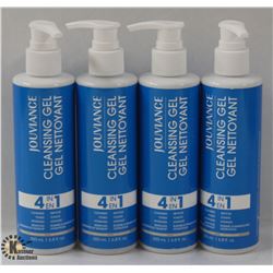 4 BOTTLES OF JOUVIANCE 4 IN 1 CLEANSING GEL