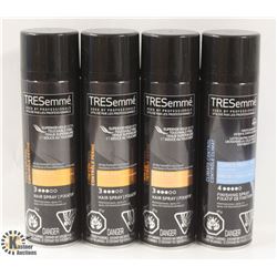 3 CANS OF TRESEMME HAIR SPRAY  & 1 CAN OF