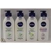 Image 1 : 4 BOTTLES OF NIVEA LOTION INCL. PURE & NATURAL,