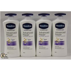 4 BOTTLES OF VASELINE ADVANCED REPAIR LOTION