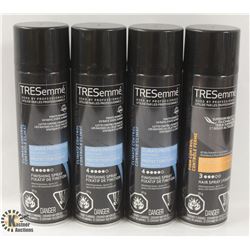 3 CANS OF TRESEMME FINISHING SPRAY & 1 CAN OF
