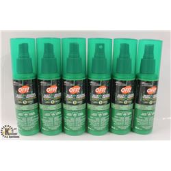 6 BOTTLES OF OFF! DEEP WOODS INSECT REPELLENT