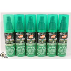 6 BOTTLES OF OFF! DEEP WOODS INSECT REPELLENT