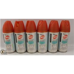 6 CANS OF OFF! SMOOTH & DRY INSECT REPELLENT