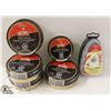 Image 1 : 5 TINS OF BLACK KIWI SHOE POLISH & EXPRESS SHINE