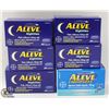 Image 1 : 6 BOXES OF ALEVE INCL. ALEVE NIGHTTIME & ALEVE