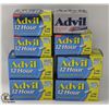 Image 1 : 8 BOXES OF ADVIL INCL. ADVIL 12 HOUR & ADVIL