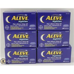 6 BOXES OF ALEVE NIGHTTIME