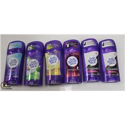 BAG OF 6 LADY SPEED STICK DEODORANT