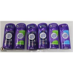 BAG OF 6 LADY SPEED STICK DEODORANT