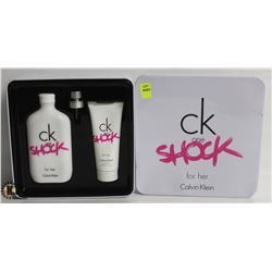 CALVIN KLEIN CK ONE SHOCK FOR HER 2 PIECE SET