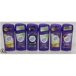 BAG OF 6 LADY SPEED STICK DEODORANT