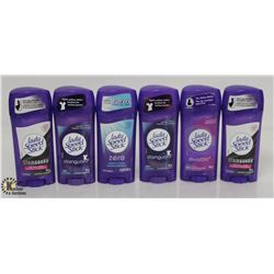 BAG OF 6 LADY SPEED STICK DEODORANT