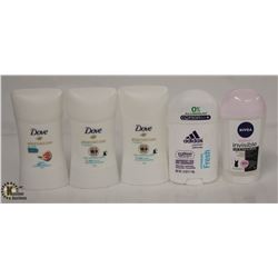 BAG OF ASSORTED STICK DEODORANT INCL. NIVEA,