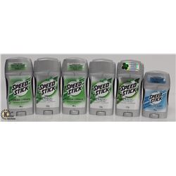 BAG OF 6 SPEED STICK DEODORANT