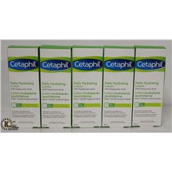 5 BOXES OF CETAPHIL DAILY HYDRATING LOTION