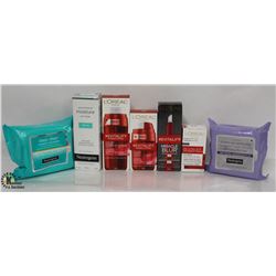 BAG OF ASSORTED SKIN CARE PRODUCTS INCL. L'ORÉAL