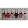 Image 1 : 6 BOTTLES OF ASSORTED COLOR SALLY HANSEN COMPLETE