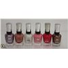 Image 1 : 6 BOTTLES OF ASSORTED COLOR SALLY HANSEN COMPLETE