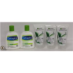 BAG OF ASSORTED SKIN CARE PRODUCTS INCL. CETAPHIL