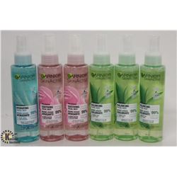 6 BOTTLES OF GARNIER SKIN ACTIVE HYDRATING FACIAL