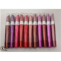 BAG OF ASSORTED COLOR REVLON LIP PRODUCTS