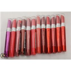 BAG OF ASSORTED COLOR REVLON LIP PRODUCTS