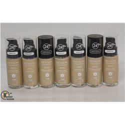 7 BOTTLES OF REVLON 24HRS WEAR COLORSTAY MAKEUP