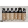 Image 1 : 6 BOTTLES OF ASSORTED SHADES OF REVLON 24HRS WEAR