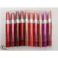 BAG OF ASSORTED COLOR REVLON LIP PRODUCTS INCL.
