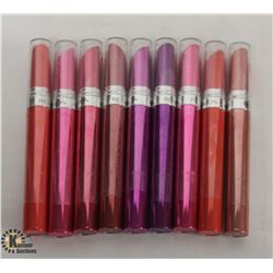 BAG OF ASSORTED SHADES OF REVLON LIP PRODUCTS