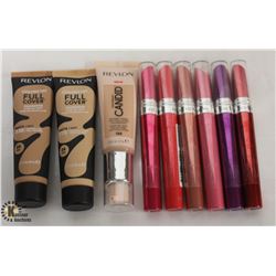 BAG OF ASSORTED REVLON BEAUTY PRODUCTS INCL.
