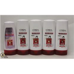 5 BOTTLES OF L'ORÉAL TOTAL REPAIR CONDITIONER